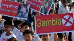 အိုင်စီဂျေအရေး ကိုယ်တိုင်ဦးဆောင်ဖြေရှင်းမယ့် ဒေါ်အောင်ဆန်းစုကြည်ကို ထောက်ခံကြသူတွေ