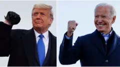 Donald Trump and Joe Biden