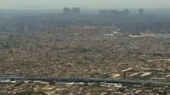 منظر فوقي لجانب من مدينة القاهرة