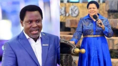TB Joshua na Mkewe