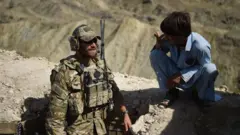 Солдат армии США в Афганистане