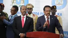 Hasan sheek mahaammud (bitaan) pirezidantii Somalaiyaa haaraa ta'uun irra deebiin filaman