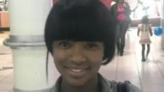 Bongekile Msibi at 17 years old