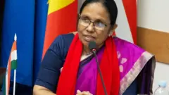 கேரள சுகாதார அமைச்சர் கே.கே. ஷைலஜா