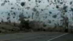 Необычный смерч в штате Вашингтон.