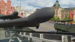 نمایش این پهپادها که در روسیه با نام «گران» شناخته می‌شوند، در رژه امروز اعلام شد