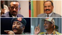 ጠ/ሚ ዐቢይ፣ ፕ/ት ኢሳያስ፣ ጄኔራል አልቡርሐን እና ጄኔራል ዳጋሎ