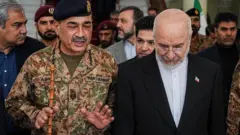 عاصم منیر و محمدباقر قالیباف