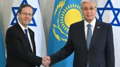 Исроил ва Қозоғистон президентлари