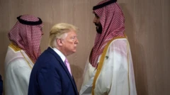 ترامب ومحمد بن سلمان في قمة مجموعة العشرين 2019.