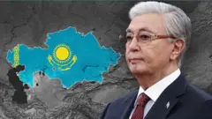 Карта Казахстана, президент Казахстана Касым-Жомарт Токаев