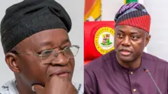 Gboyega Oyetola àti Seyi Makinde 