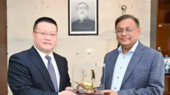 হাছান মাহমুদ এবং চীনা রাষ্ট্রদূত