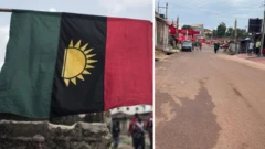 Armed men dey force pipo to stay for dia houses