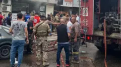 Milipuko iliripotiwa kusini mwa Lebanon, ikiwa ni pamoja na mji wa Sidoni, pamoja na vitongoji vya kusini mwa Beirut na Bonde la Bekaa.