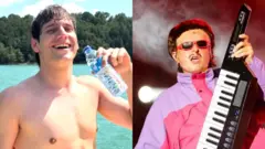 Gaspi (izq.) y Oliver Tree estuvieron entre las víctimas de la colisión entre dos helicópteros en Río de Janeiro.