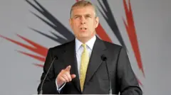 الأمير السابق أندرو شقيق الملك تشارلز الثالث