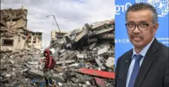 Gaza na Onyeisi WHO bụ Tedros Ghebreyesus