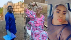 Aworan Pasitọ Agbala Gabriel, iya ibeji ọmọ arayele ati Folukẹ Daramọla