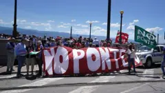 Protesto na Sicília
