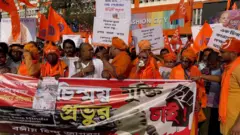 চিন্ময় কৃষ্ণ দাসের গ্রেফতারির বিরুদ্ধে কলকাতায় হিন্দুদের প্রতিবাদ সভা - ফাইল ছবি