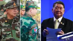 Các ông Hun Sen, Hun Manet, Phumtham
