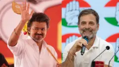 విజయ్, రాహుల్ గాంధీ, టీవీకే, కాంగ్రెస్