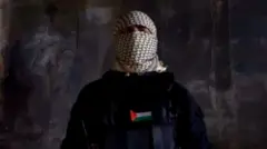 Tangkapan layar dari video palsu "Hamas"