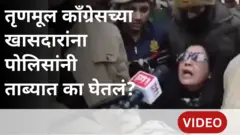 तृणमूल कॉंग्रेसच्या खासदारांना पोलिसांनी ताब्यात का घेतलं होतं?
