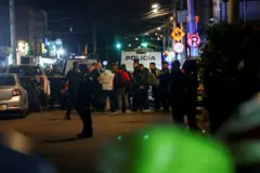 Rua em Bogotá isolada após atentado