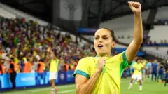 Gabi Portilho durante os Jogos Olímpicosbet padelParis,bet padel2024