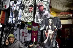 Camisetas com a imagem de "El Chapo" Guzmán