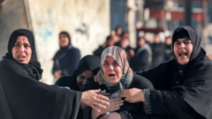 Плачущая палестинская женщина