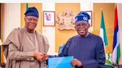 Aworan Minisita fun eto iṣuna;Wale Edun ati Aarẹ Bola Tinubu