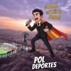 Ilustração de Cliver transmitindo a final da Libertadores de um morro de Lima