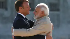 મોદી અને મૅક્રોં