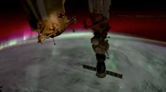 متیو دامینیک، فضانورد مستقر در ایستگاه فضایی بین‌المللی، این ویدیو را ضبط کرده است