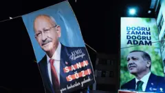Kılıçdaroğlu ve Erdoğan posterleri