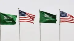 د امریکا او سعودي بيرغونه
