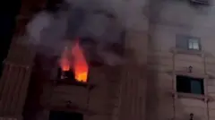 آتش سوزی درهتلی 