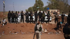 نیروهای امنیتی دولتی به طور مسلح در منطقه حضور داشتند