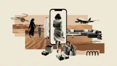 Maid collage illustration