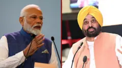 ਨਰਿੰਦਰ ਮੋਦੀ ਅਤੇ ਭਗਵੰਤ ਮਾਨ
