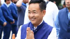 प्रेमसिंह तामाङ सिक्किममा दोस्रो कार्यकाल मुख्यमन्त्री बनेका हुन् 