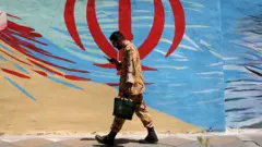 جدارية في العاصمة الإيرانية طهران