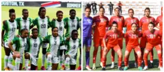 Awọn agbabọọlu Super Falcons ati Morocco