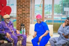 Aworan Gomina ipinlẹ Ondo, Rotimi Akeredolu pẹlu Babajide Sanwoolu, Seyi Makinde ati Biodun Oyebamiji