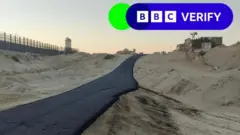 مصر کی سرحد کے ساتھ سڑک کی تعمیر 