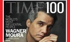 Wagner Moura na capa da Time