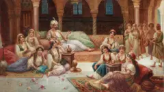 لوحة للرسام الفرنسي ديلنكور في القرن الـ 19